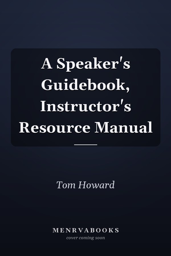 A Speaker's Guidebook, Instructor's Resource Manual