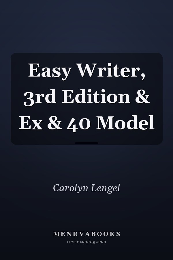 Easy Writer, 3rd Edition & Ex & 40 Model