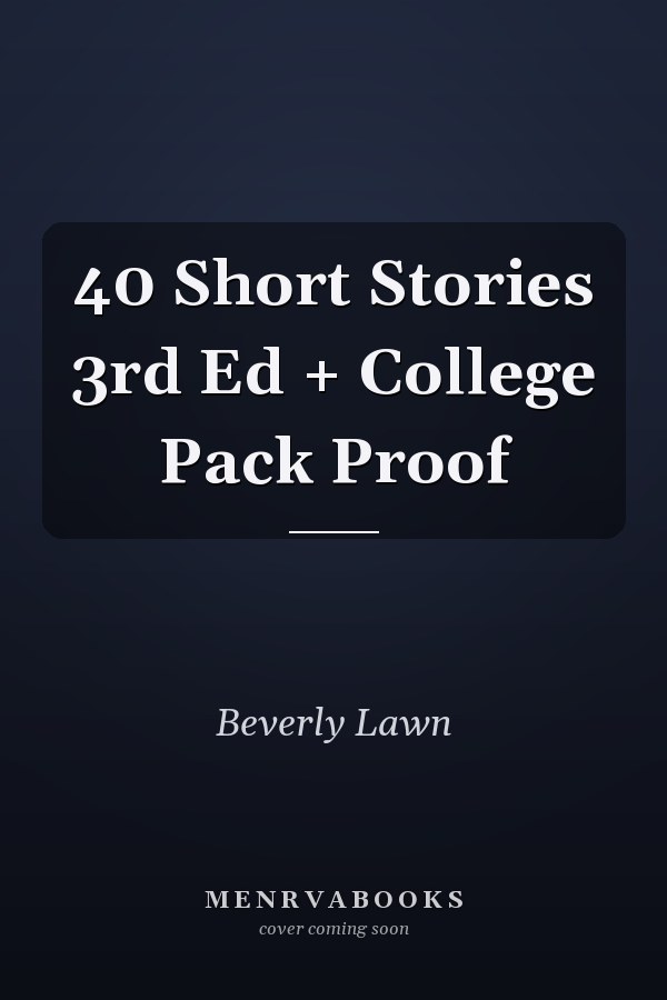 40 Short Stories 3rd Ed + College Pack Proof