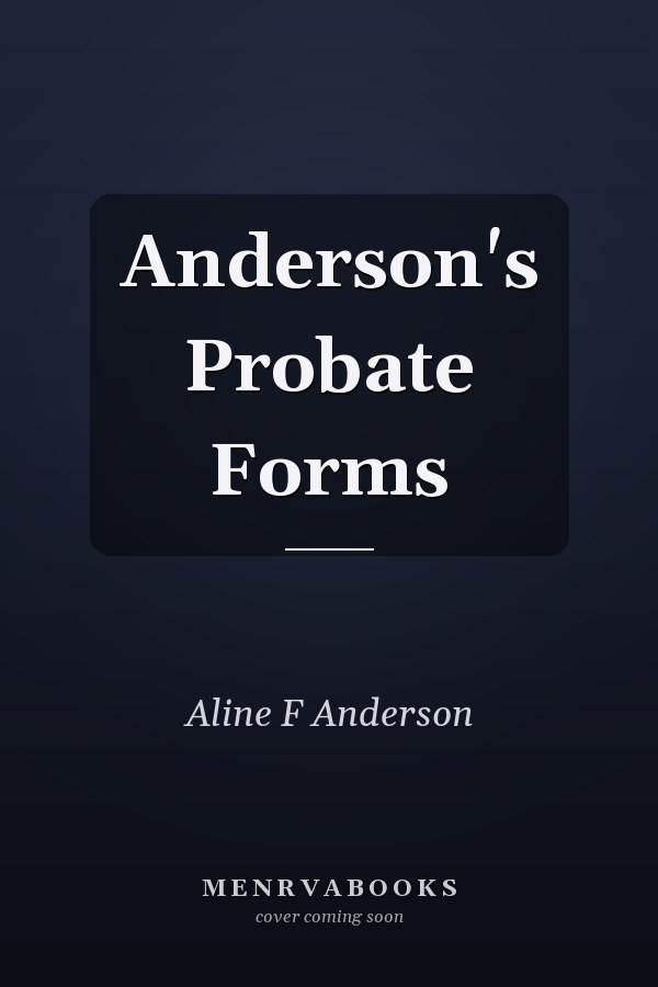 Anderson's Probate Forms
