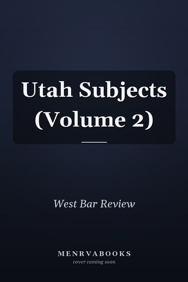 Utah Subjects (Volume 2)