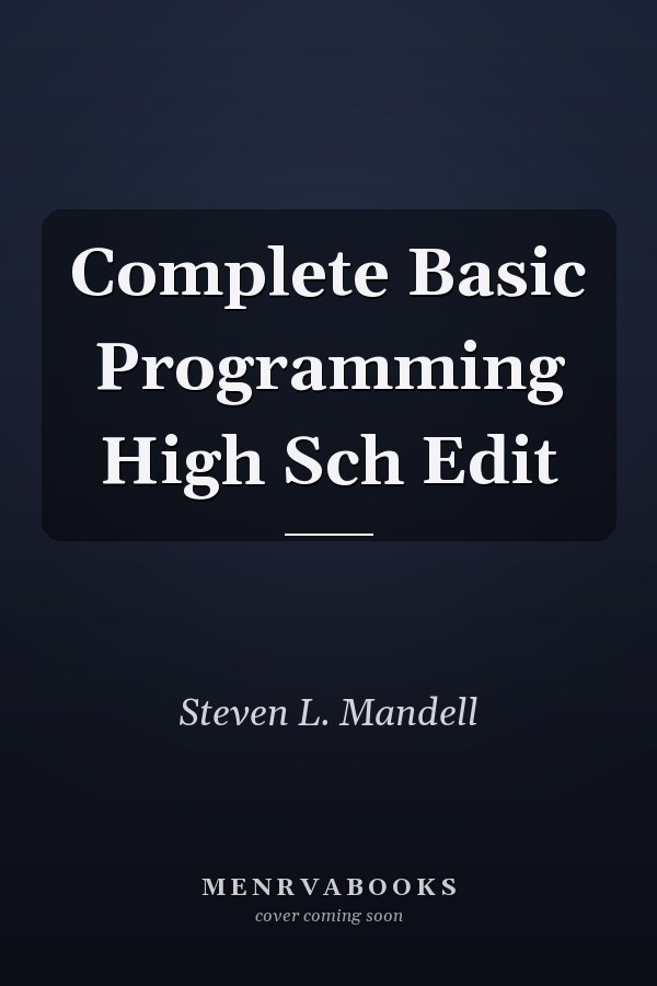 Complete Basic Programming High Sch Edit