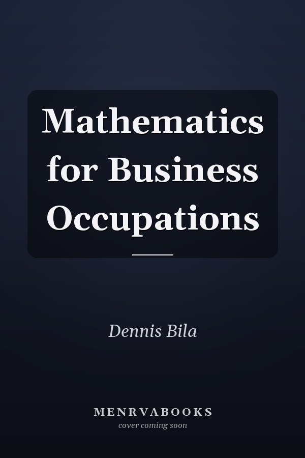 Mathematics for Business Occupations
