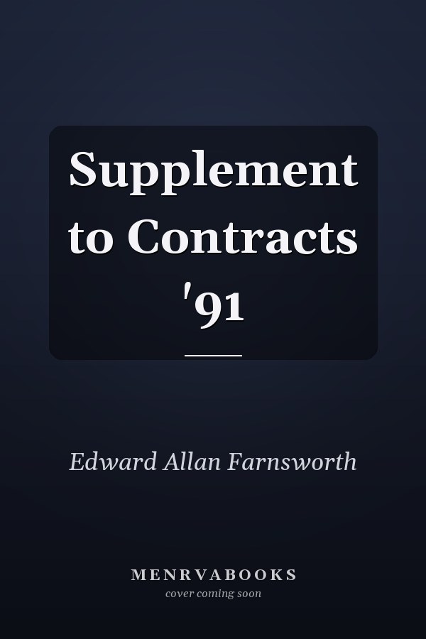 Supplement to Contracts '91