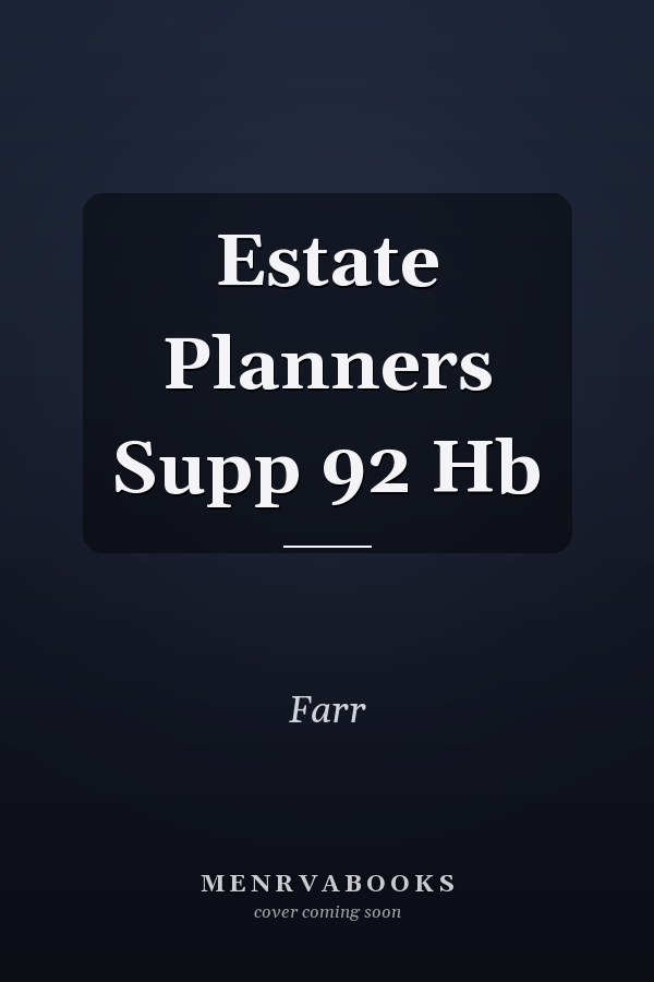 Estate Planners Supp 92 Hb