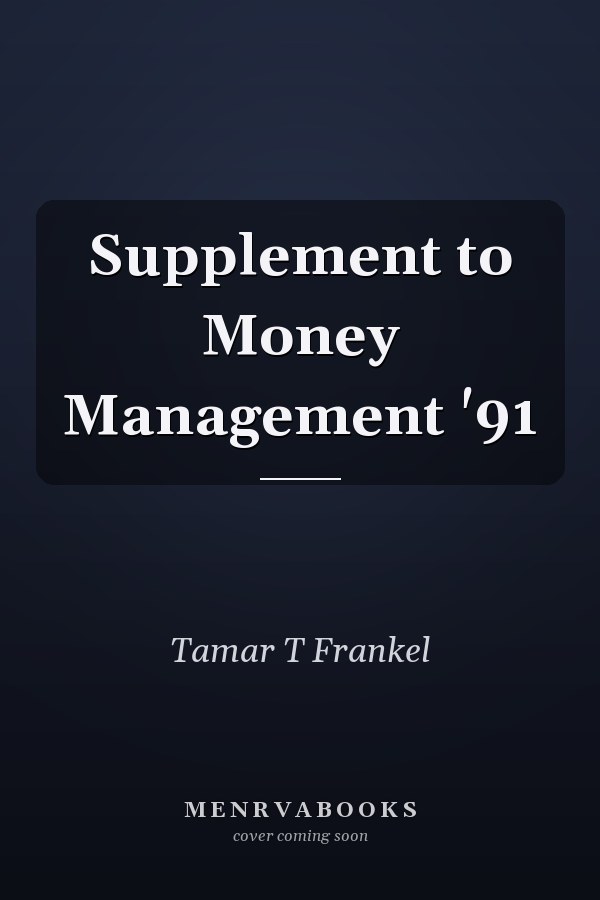 Supplement to Money Management '91