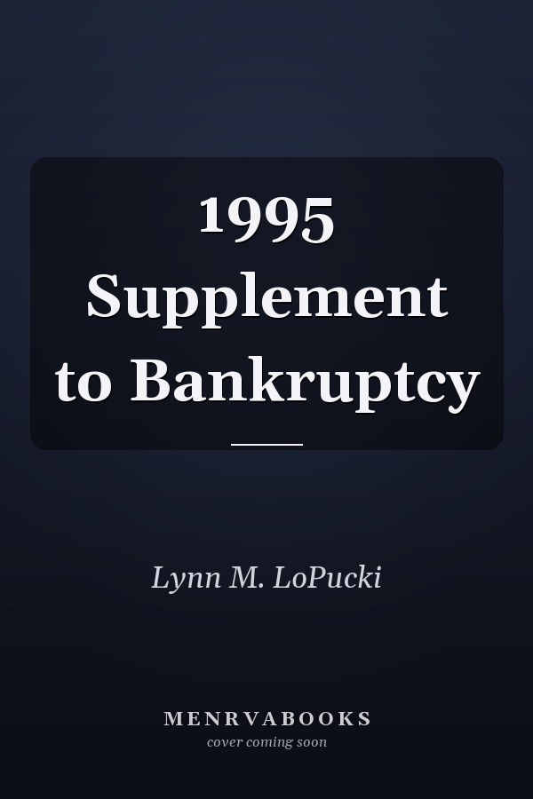 1995 Supplement to Bankruptcy