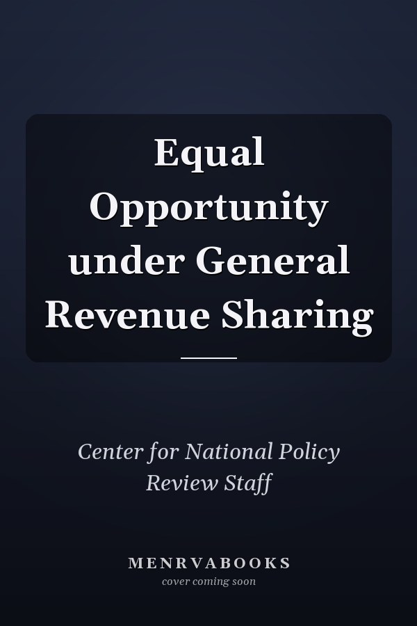 Equal Opportunity under General Revenue Sharing