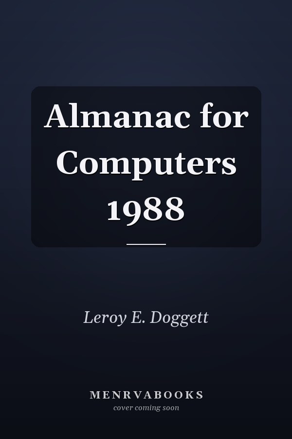 Almanac for Computers 1988