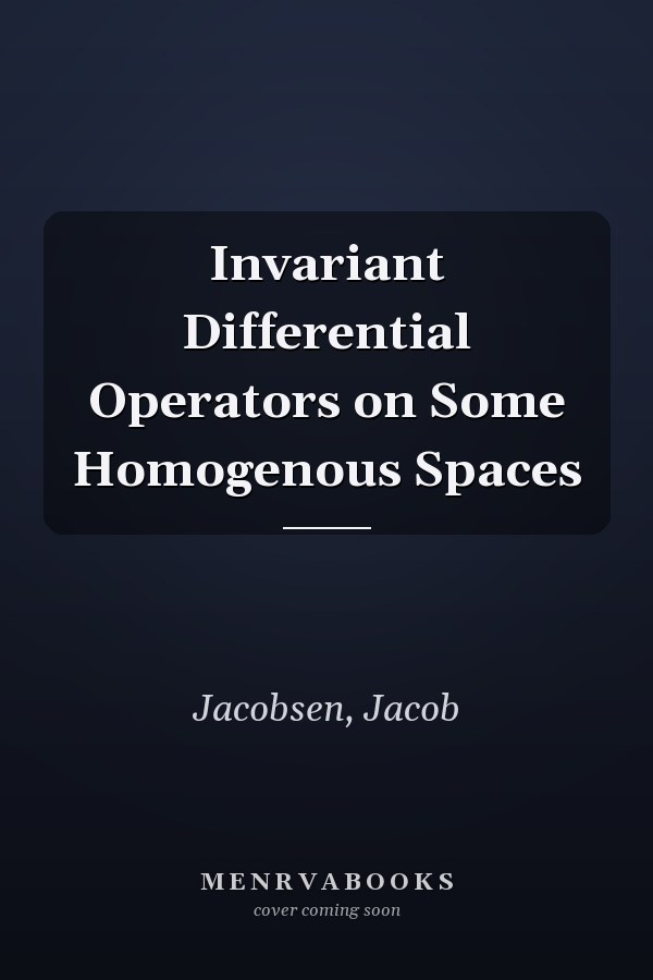 Invariant Differential Operators on Some Homogenous Spaces