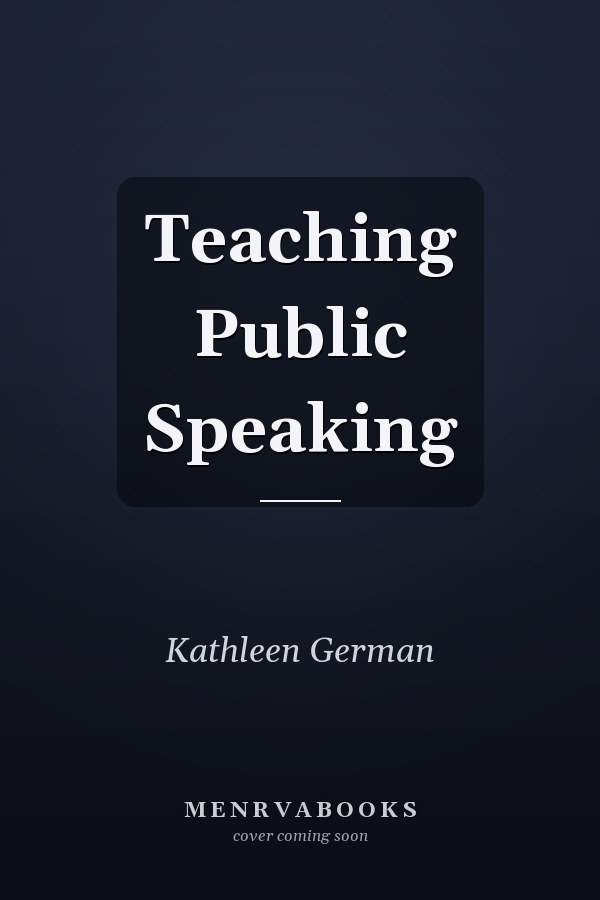 Teaching Public Speaking