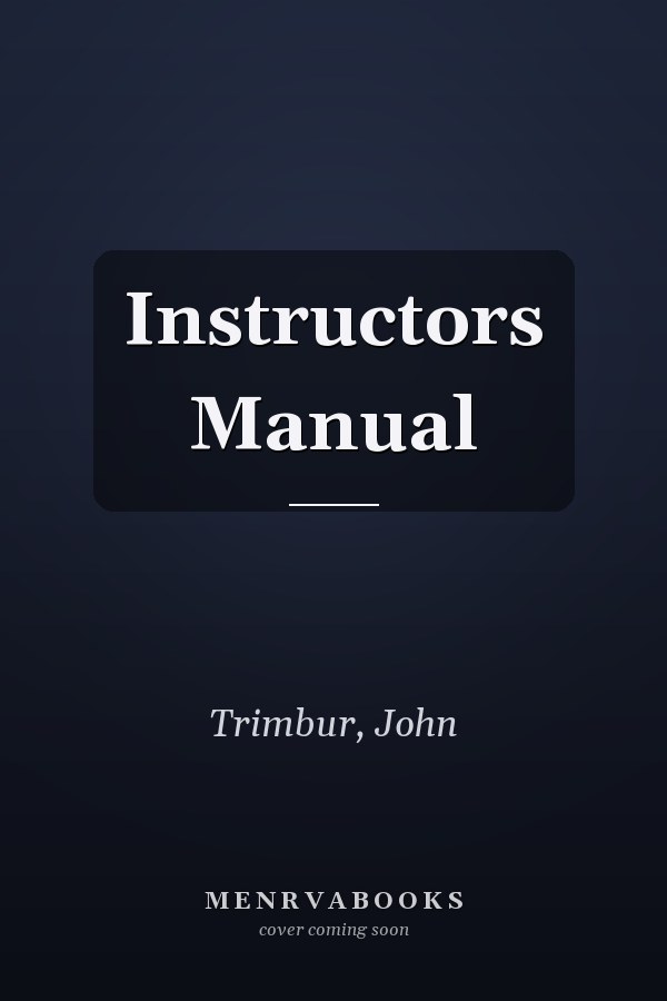 Instructors Manual