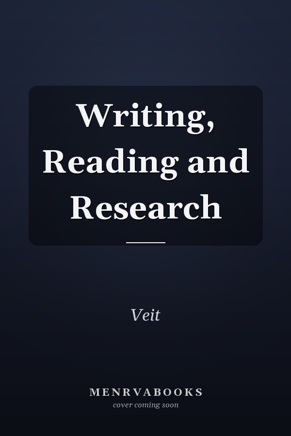 Writing, Reading and Research