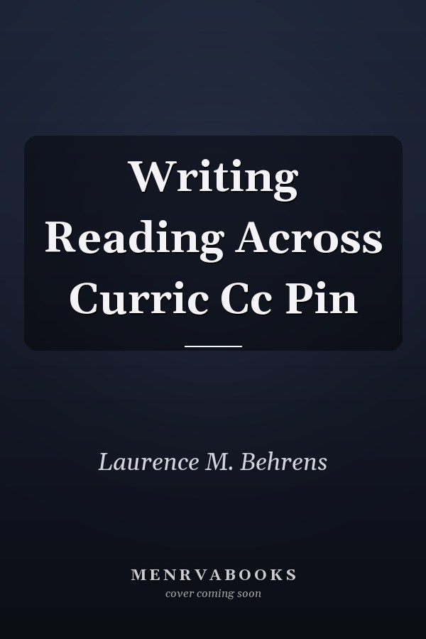 Writing Reading Across Curric Cc Pin