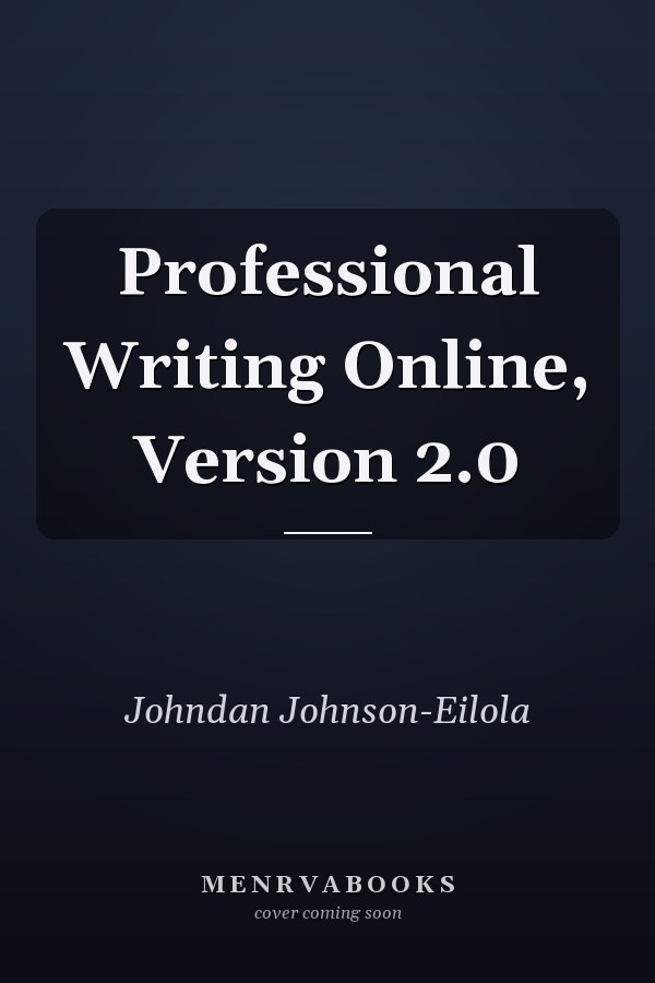 Professional Writing Online, Version 2.0