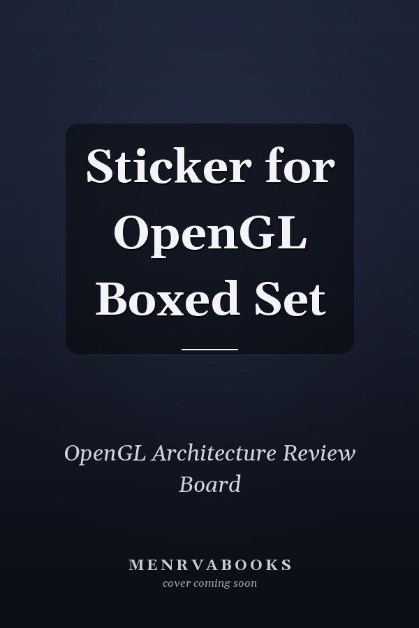 Sticker for OpenGL Boxed Set