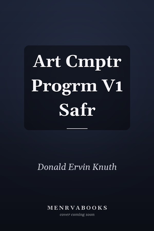 Art Cmptr Progrm V1 Safr