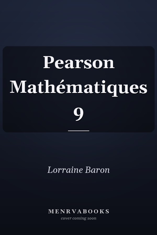 Pearson Mathématiques 9