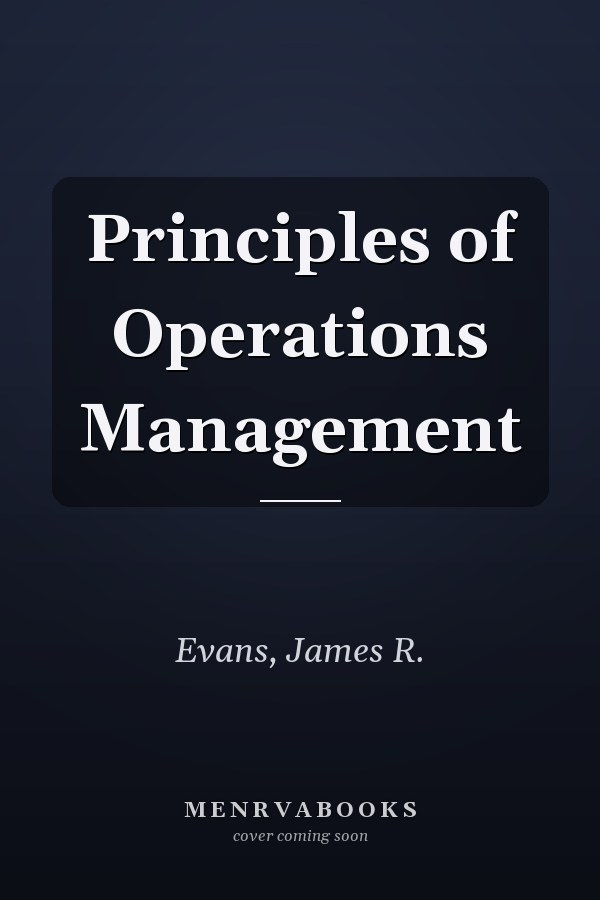 Principles of Operations Management