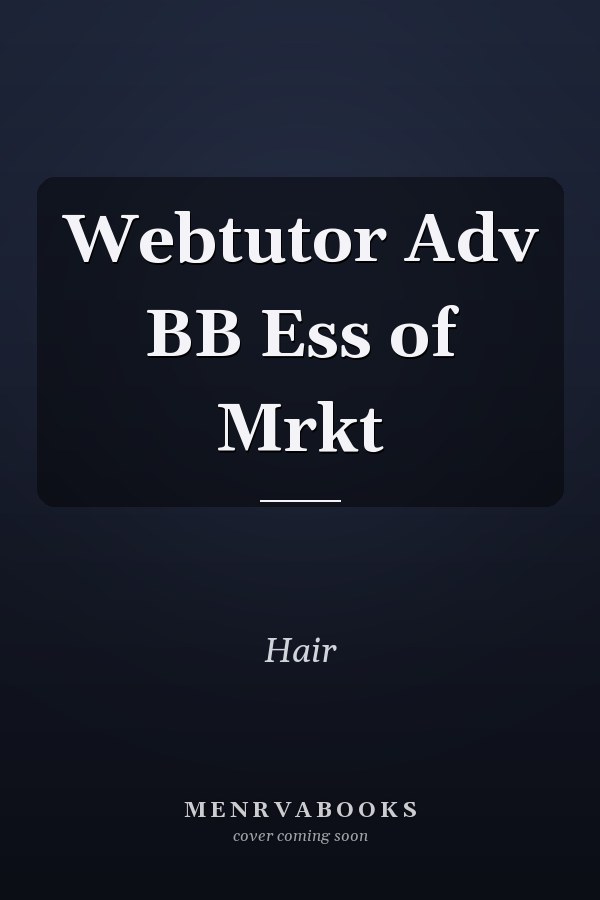 Webtutor Adv BB Ess of Mrkt