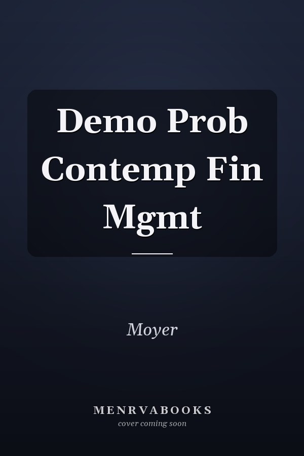 Demo Prob Contemp Fin Mgmt
