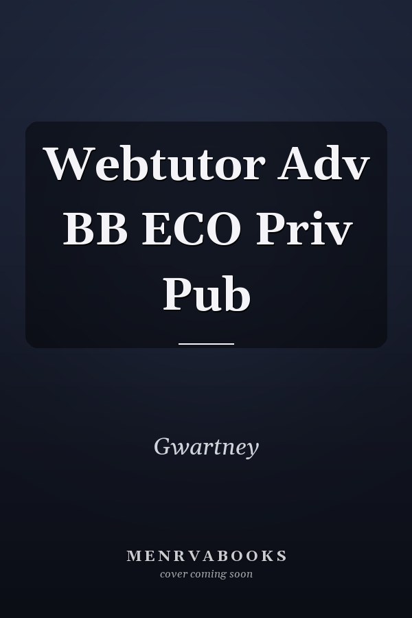 Webtutor Adv BB ECO Priv Pub