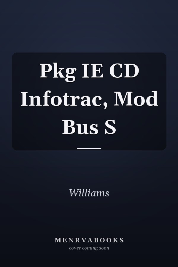 Pkg IE CD Infotrac, Mod Bus S