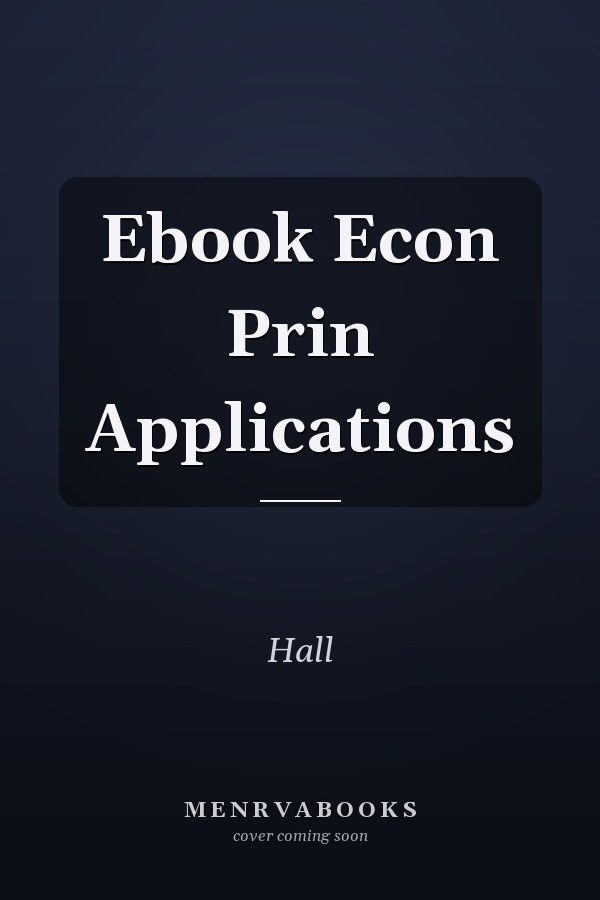 Ebook Econ Prin Applications