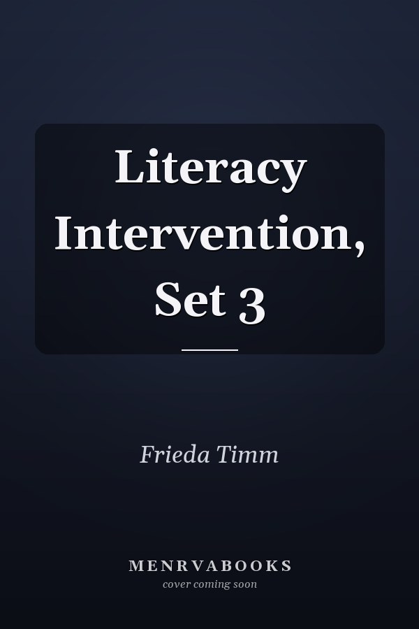 Literacy Intervention, Set 3