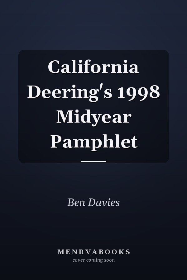 California Deering's 1998 Midyear Pamphlet