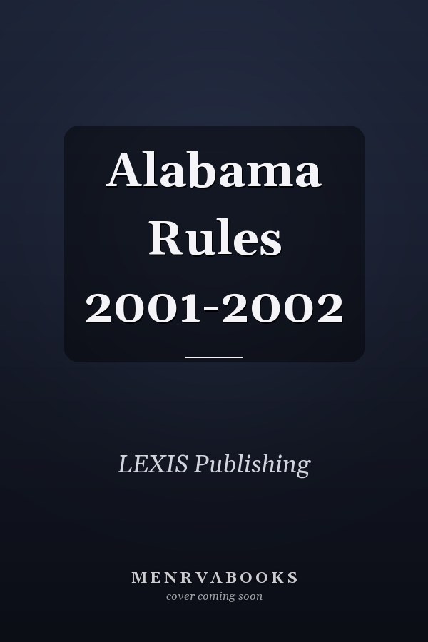 Alabama Rules 2001-2002