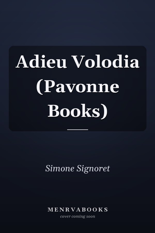 Adieu Volodia (Pavonne Books)