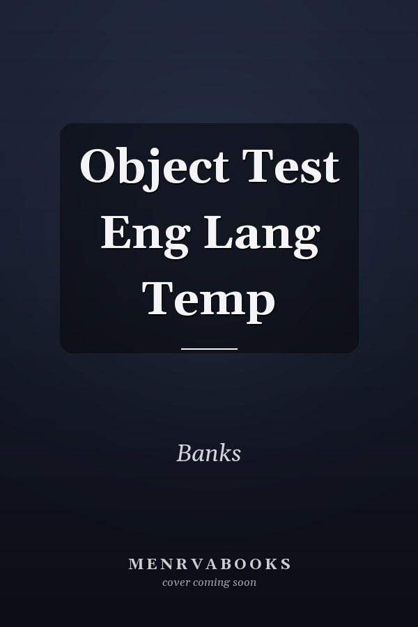 Object Test Eng Lang Temp