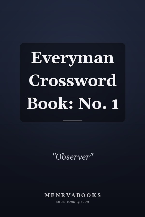 Everyman Crossword Book: No. 1