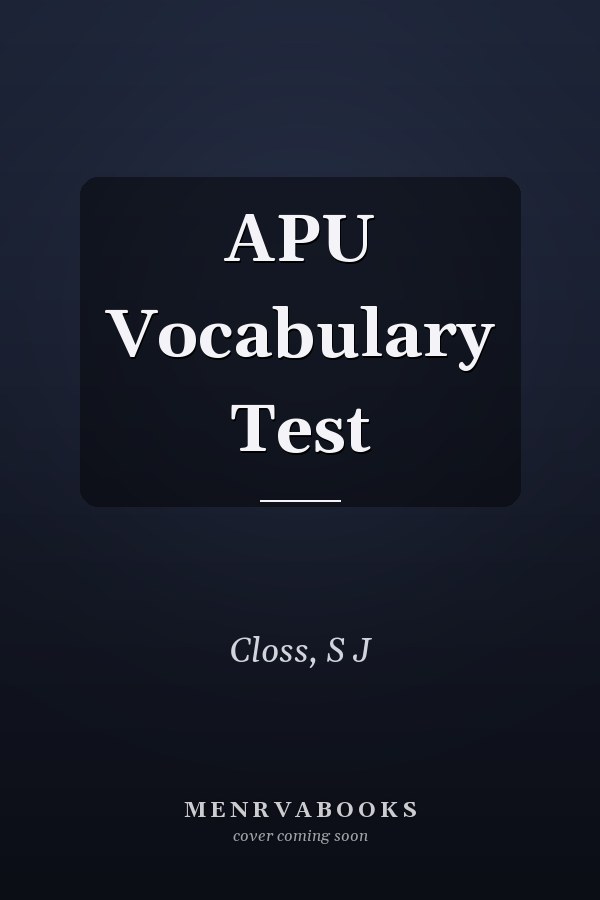 APU Vocabulary Test