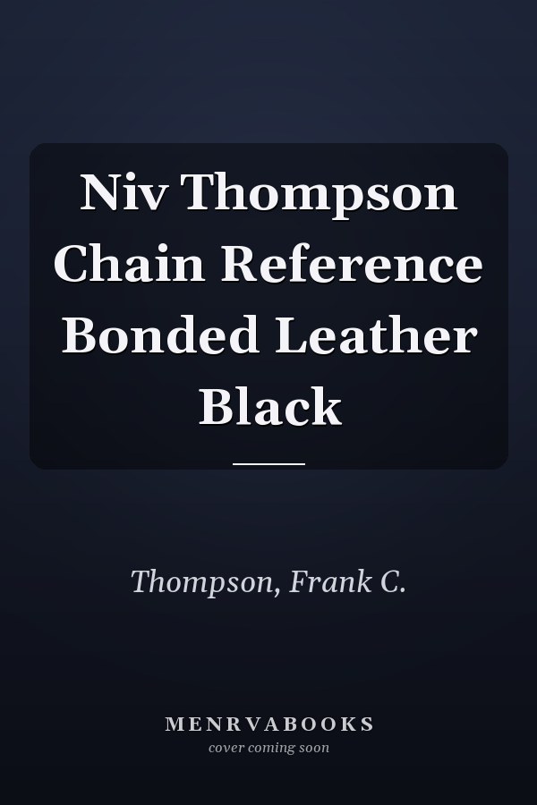 Niv Thompson Chain Reference Bonded Leather Black