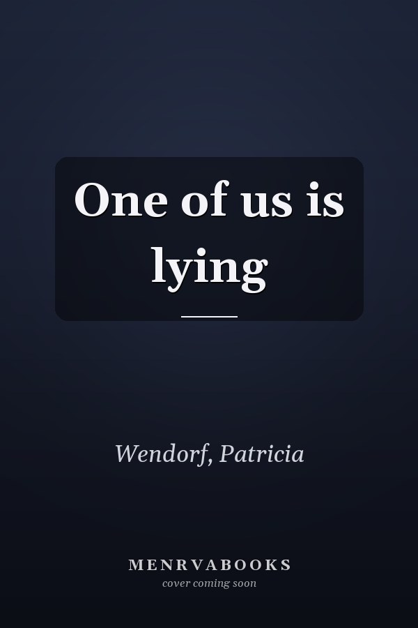 One of us is lying