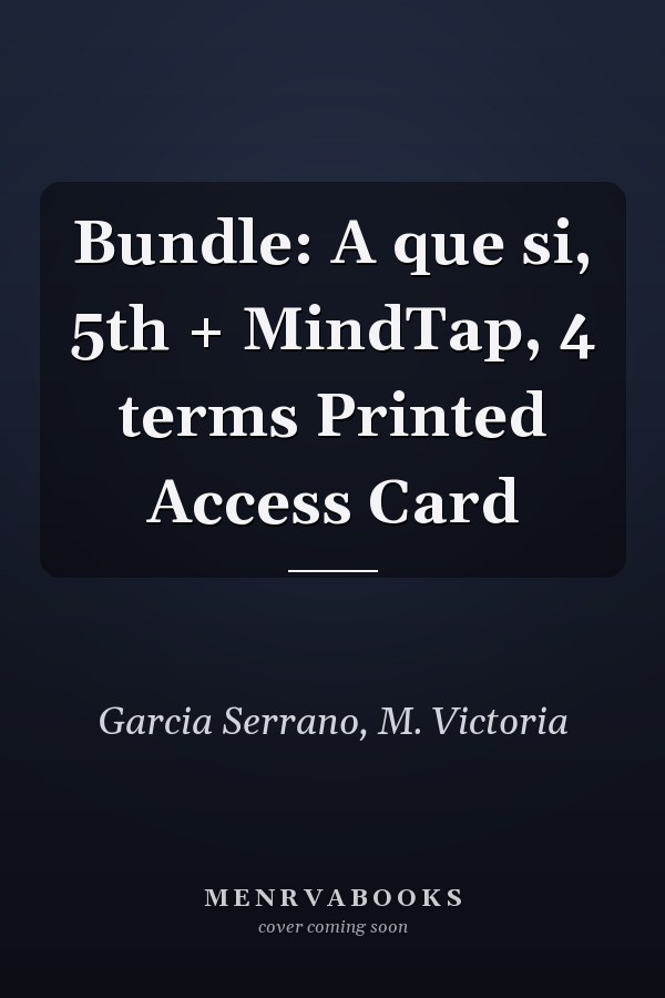 Bundle: A que si, 5th + MindTap, 4 terms Printed Access Card