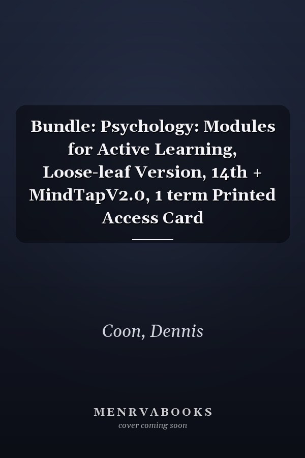 Bundle: Psychology: Modules for Active Learning, Loose-leaf Version, 14th + MindTapV2.0, 1 term Printed Access Card