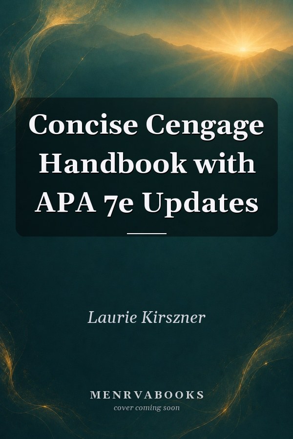 Concise Cengage Handbook with APA 7e Updates