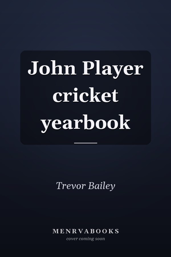 John Player cricket yearbook