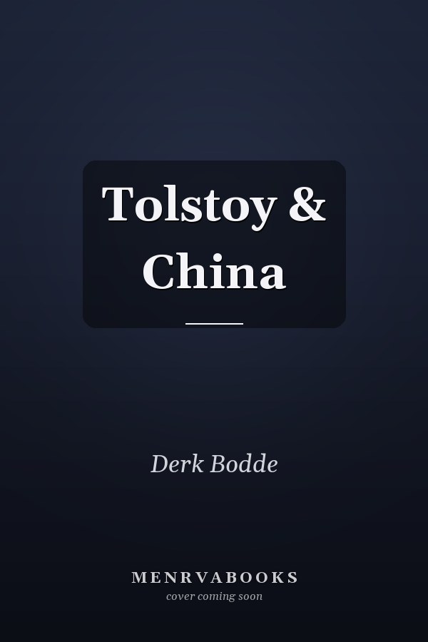 Tolstoy & China