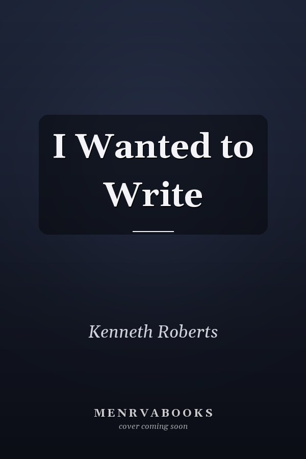 I Wanted to Write