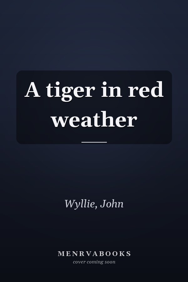 A tiger in red weather