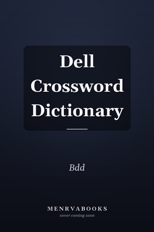 Dell Crossword Dictionary