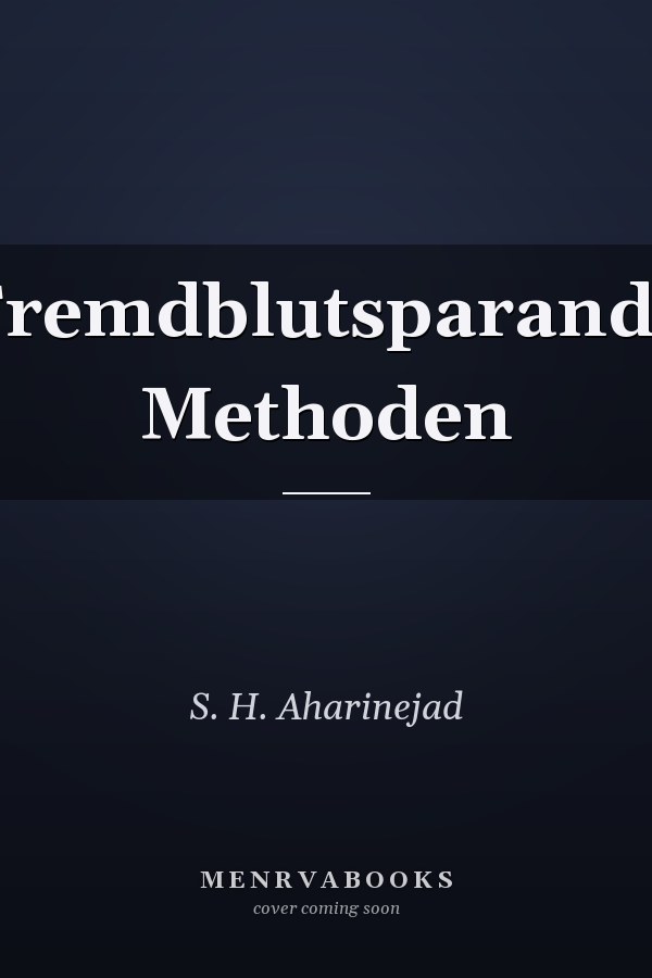 Fremdblutsparande Methoden