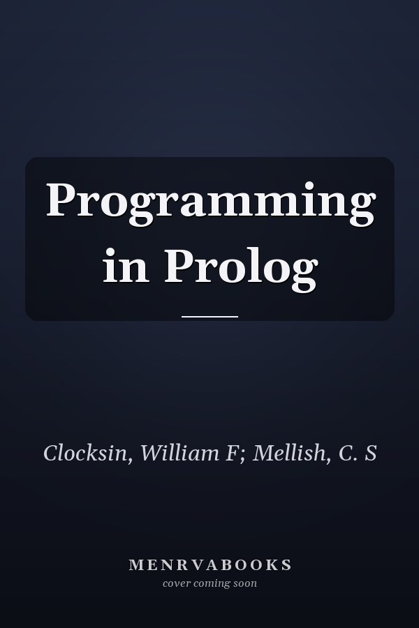 Programming in Prolog