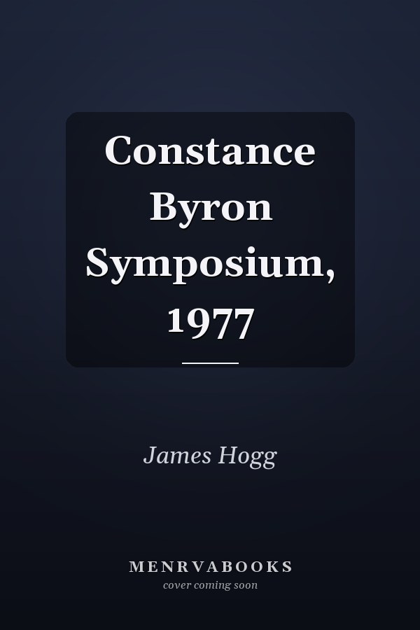 Constance Byron Symposium, 1977