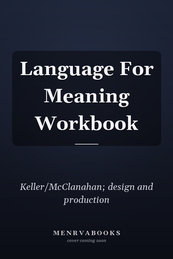 Language For Meaning Workbook