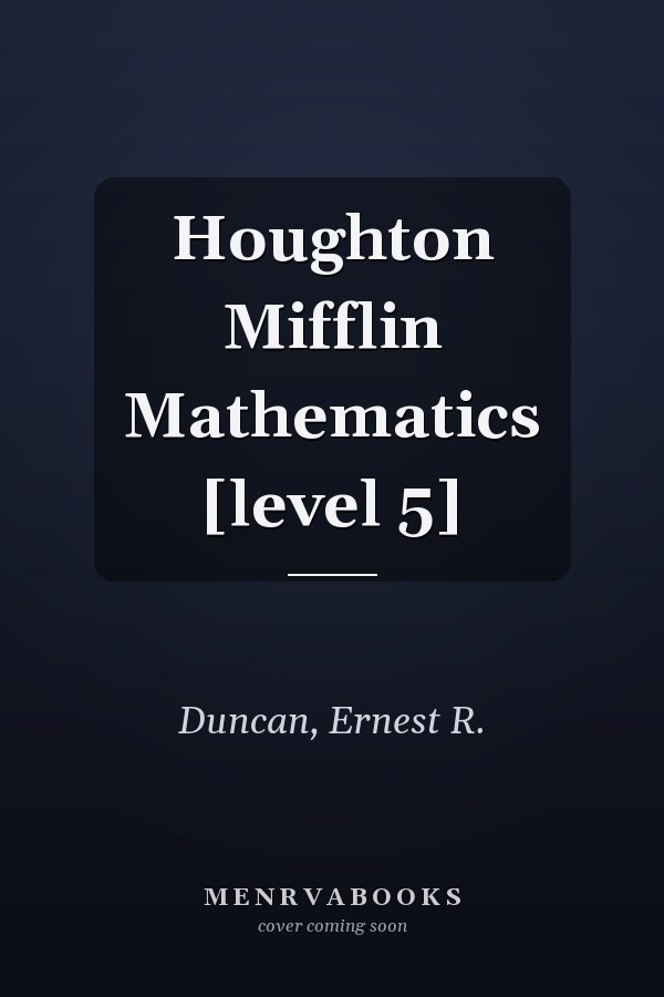 Houghton Mifflin Mathematics [level 5]